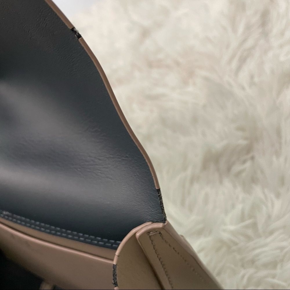 Zac Posen Eartha Iconic Saddle Shoulder/ Crossbody Bag - Beige sz small - Picture 15 of 16